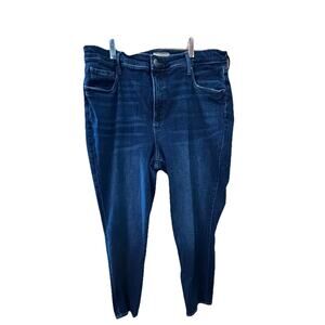 Kut From The Cloth Women Jeans Sz 16W Reese Straight Leg Dark Wash Preppy Casual